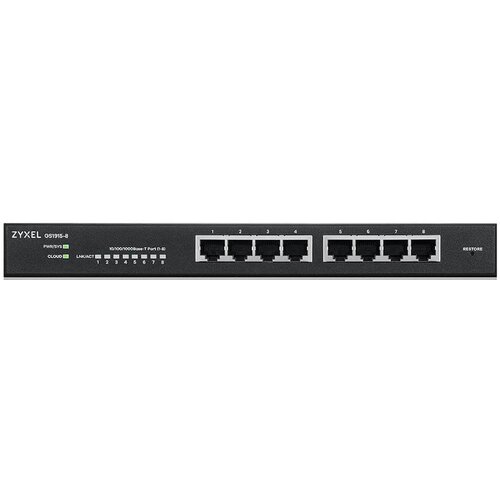 Switch ZYXEL GS1915-8-EU0101F Gigabit Ethernet, 8 portów, Zarządzalny