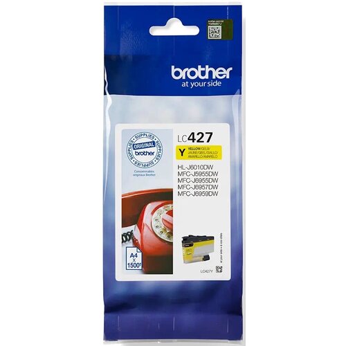 Tusz BROTHER Żółty 15 ml LC-427Y