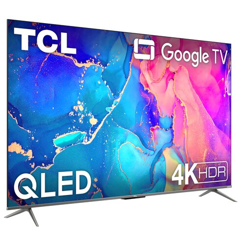 Telewizor TCL 65QLED760 65" LED 4K Google TV Dolby Atmos Dolby Vision DVB-T2/HEVC/H.265