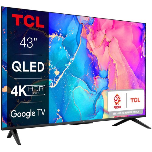 Telewizor TCL 43QLED760 43" LED 4K Google TV Dolby Vision