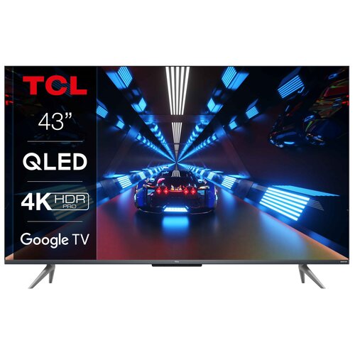 Telewizor TCL 43C735 43" QLED 4K Google TV Dolby Atmos Dolby Vision HDMI 2.1