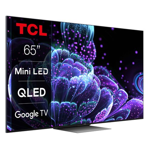 Telewizor TCL 65C835 65" QLED 4K 144Hz Google TV Dolby Atmos Dolby Vision HDMI 2.1 DVB-T2/HEVC/H.265