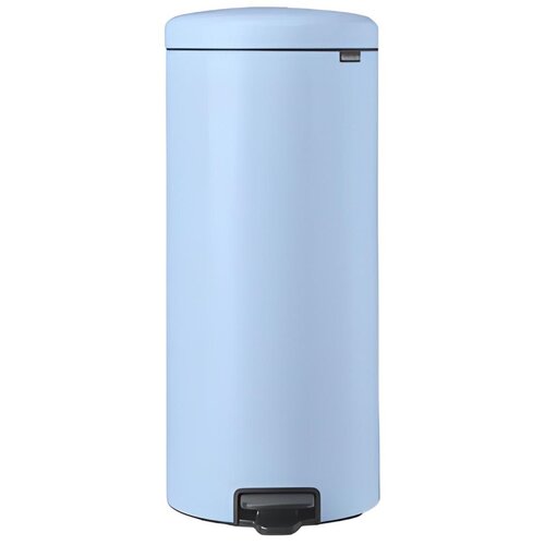 Kosz na śmieci z pedałem BRABANTIA NewIcon 202667 wyjmowane wiadro, nie przepuszcza zapachów, stal 30L Jasnoniebieski