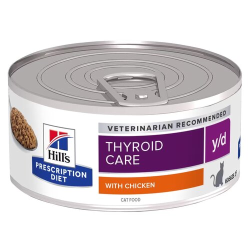 Karma dla kota HILL'S Prescription Diet Y/D Thyroid Care Kurczak 156 g