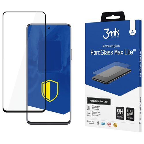 Szkło hartowane 3MK HardGlass Max Lite do Huawei nova 9 SE Czarny
