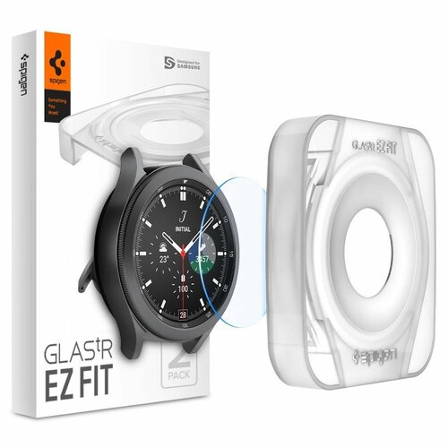Szkło hartowane SPIGEN Glas.TR EZ Fit do Samsung Galaxy Watch 4 Classic 46mm (2szt.)