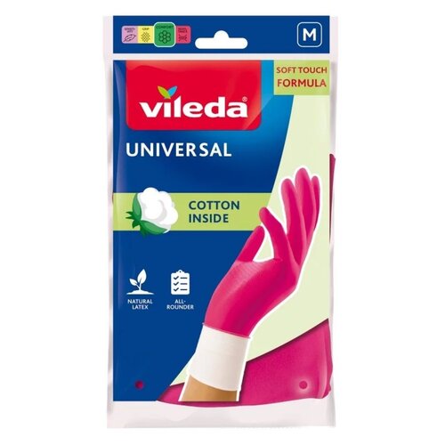 Rękawiczki lateksowe VILEDA Universal (rozmiar M)