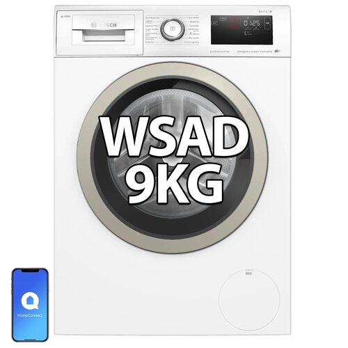 Pralka BOSCH WAU28PHLPL 9 kg 1400 obr A Autodozowanie EcoSilence Drive, HomeConnect