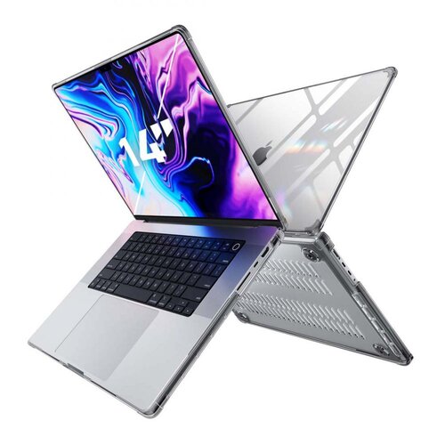 Etui na laptopa SUPCASE Unicorn Beetle Clear do Apple Macbook Pro 14 cali Czarny