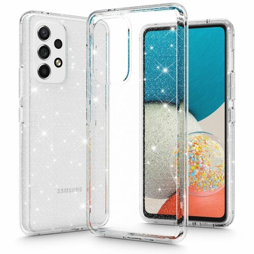 Etui TECH-PROTECT Glitter do Samsung Galaxy A33 5G Przezroczysty Brokat
