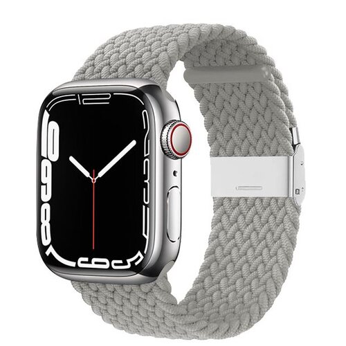 Pasek CRONG Wave Band do Apple Watch (42/44/45/49mm) Jasnoszary