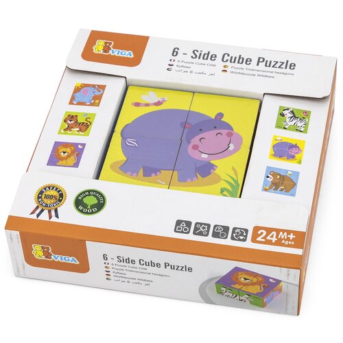 Puzzle VIGA Kostki 50836 (4 elementy)