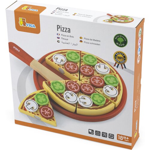 Zabawka VIGA Learn from Fun Pizza do krojenia 58500