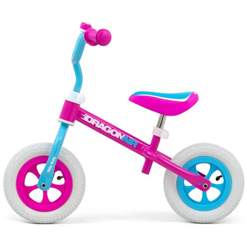 Rowerek biegowy MILLY MALLY Dragon Air Różowo-niebieski