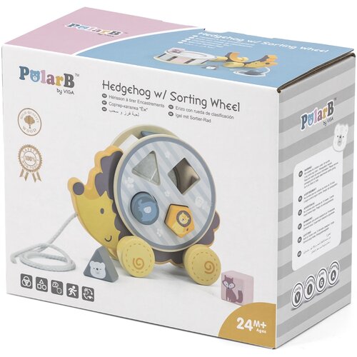 Zabawka edukacyjna VIGA PolarB Sorter Jeż Jerzy 2w1 44025