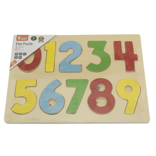 Puzzle VIGA Na podkładce: Cyferki 58545 (10 elementów)