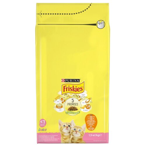 Karma dla kota FRISKIES Junior Kurczak z mlekiem i warzywami 1.5 kg