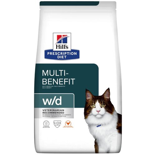 Karma dla kota HILL'S Prescription Diet W/D Multi Benefit Kurczak 3 kg