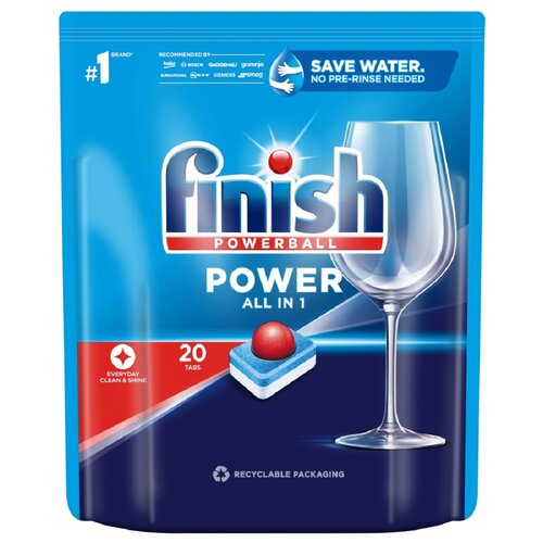 Tabletki do  zmywarek FINISH Powerball Power All in 1 Fresh 20 szt.