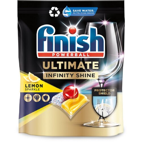 Tabletki do zmywarek FINISH Powerball Ultimate Infinity Shine Lemon - 80 szt.