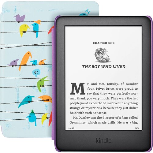 Czytnik E-Booków AMAZON Kindle 10 Kids Edition Tęczowe ptaki
