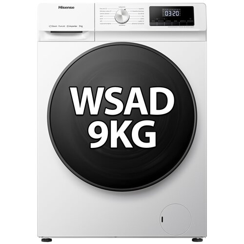 Pralka HISENSE WFQA9014EVJM 9kg 1400 obr A