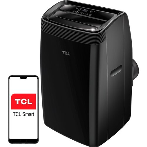 Klimatyzator TCL TAC-12CHPB NZBHEF Czarny + Uszczelka okienna TCL do klimatyzatora 4 m + Płyn czyszcząco-dezynfekujący do urządzeń klimatyzacyjnych NANOCLEAN Air 4Home AC-89G500K Kwiatowy 500 ml