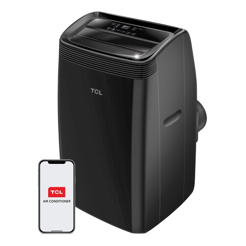 Klimatyzator TCL TAC-12CPB NZB Czarny + Uszczelka okienna TCL do klimatyzatora 4 m + Płyn czyszcząco-dezynfekujący do urządzeń klimatyzacyjnych NANOCLEAN Air 4Home AC-89G500K Kwiatowy 500 ml