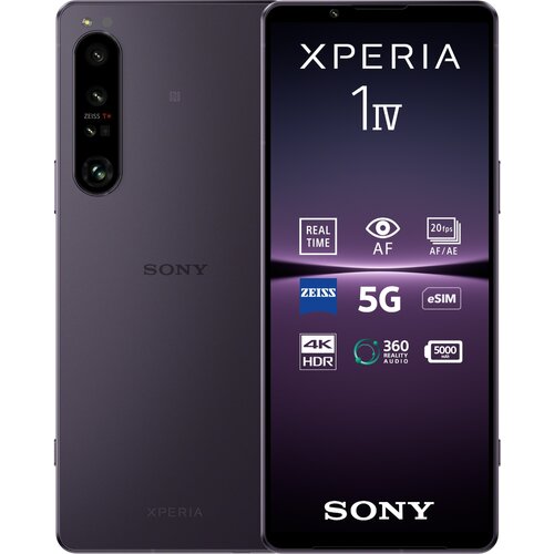 Smartfon SONY Xperia 1 IV 12/256GB 5G 6.5" 120Hz Fioletowy XQCT54C0V.EEAC