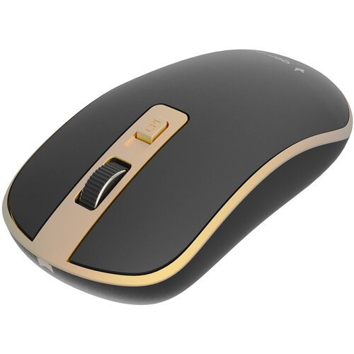 Mysz GEMBIRD MUSW-4B-06-BG Czarno-złoty