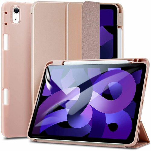 Etui na iPad Air ESR Rebound Pencil Różowe Złoto