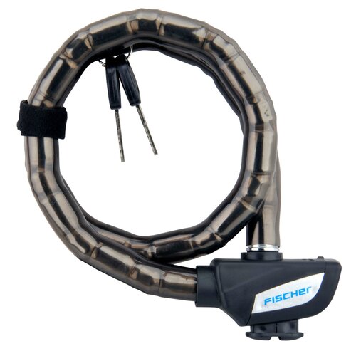 Zapięcie rowerowe FISCHER 85854 Linka Czarno-szary