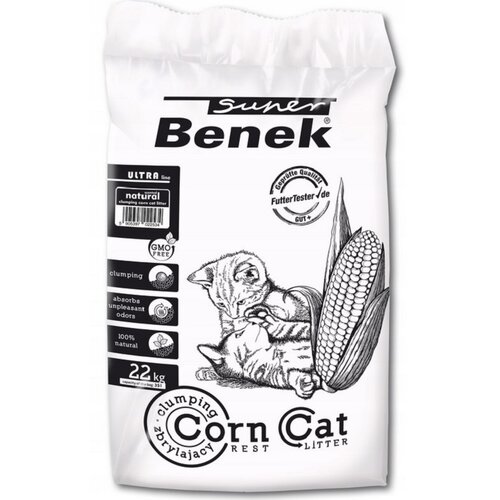 Żwirek dla kota SUPER BENEK Corn Cat Ultra Naturalny 22534 35 L