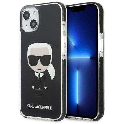 Etui KARL LAGERFELD Iconik Karl do Apple iPhone 13 Mini Czarny