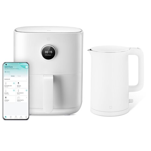 Frytkownica beztłuszczowa XIAOMI Mi Smart Air Fryer (Wi-Fi) + Czajnik XIAOMI Mi Electric Kettle