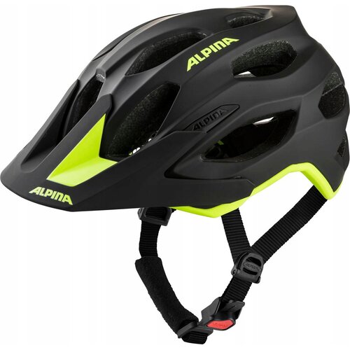 Kask rowerowy ALPINA Carapax 2.0 Czarno-żółty MTB (rozmiar M)