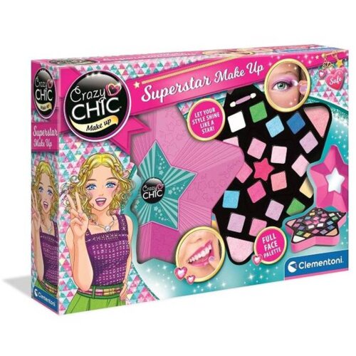 Zabawka zestaw do makijażu CLEMENTONI Crazy Chic Kosmetyczka supe 78228