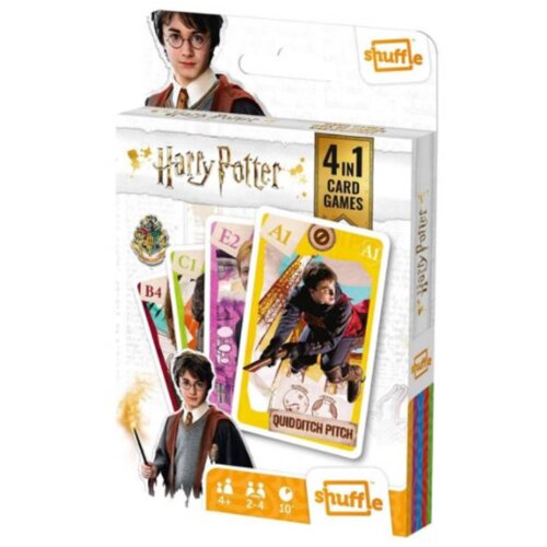 Gra karciana CARTAMUNDI Shuffle Harry Potter 4 w 1