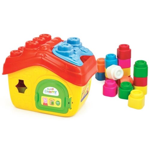 Klocki sensoryczne CLEMENTONI Soft Clemmy Domek Peppa Pig 17657