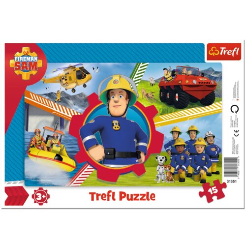 Puzzle TREFL Strażak Sam 31351 (15 elementów)