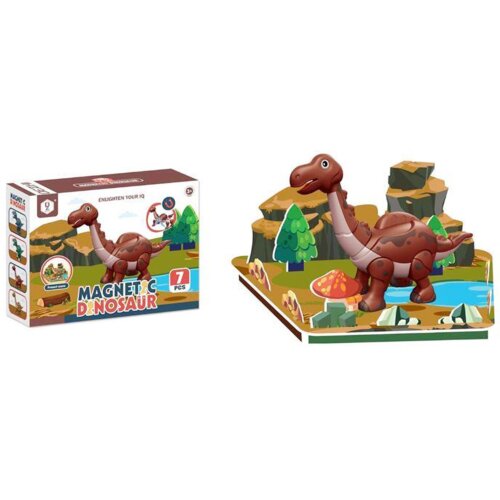 Klocki magnetyczne SWEDE Dinozaur magnetyczny do składania Q6473
