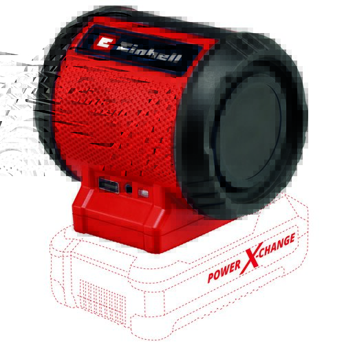 Głośnik mobilny EINHELL TC-SR 18 Li Solo Czerwono-czarny