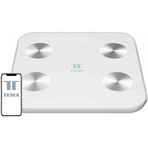 Waga łazienkowa TESLA TSL-HC-F48E-W