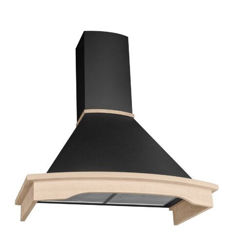 Okap AFRELLI AW-3 Regio 90 Czarny Mat 428m3/h 65dB klasa D