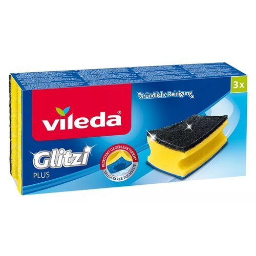 Zmywak kuchenny VILEDA Glitzi Plus (3 sztuki)