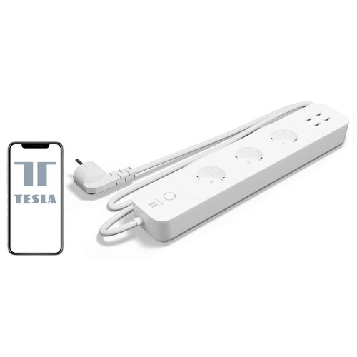 Przedłużacz TESLA Smart Power Strip 3 + 4 USB Wi-Fi