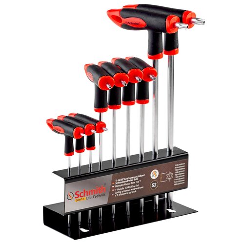 Zestaw kluczy Torx SCHMITH SQKT-1 (9 elementów)