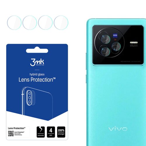 Szkło hybrydowe na obiektyw 3MK Lens Protection do Vivo X80