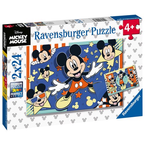Puzzle RAVENSBURGER Premium: Myszka Miki 05578 (48 elementów)