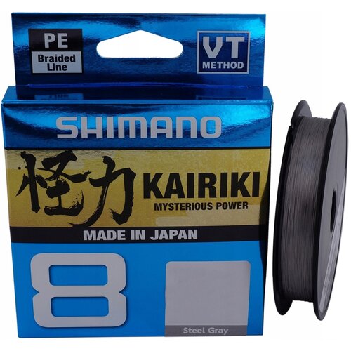 Plecionka SHIMANO Kairiki 8 0.10 mm / 150 m Szary